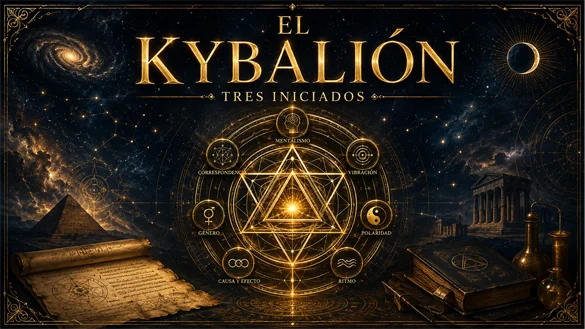 Portada de El Kybalión — Tres Iniciados
